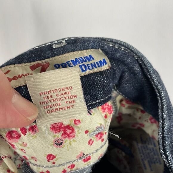 Seven7 High Rise Cuffed Denim Capri - Women’s 18 - Picture 5 of 7